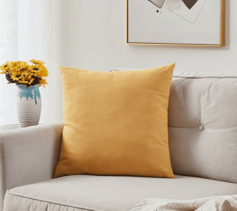 Подушка декоративная ILES желтая охра 420093_2