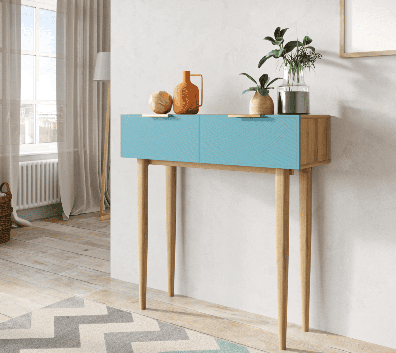 Стол консольный Line голубой LN16/GR1/blue_3