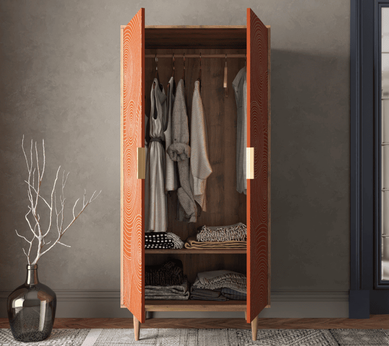 Шкаф Line красный R24/red_2