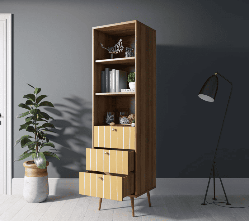 Стеллаж Berber оранжевый/коричневый BB45/Print_43_2