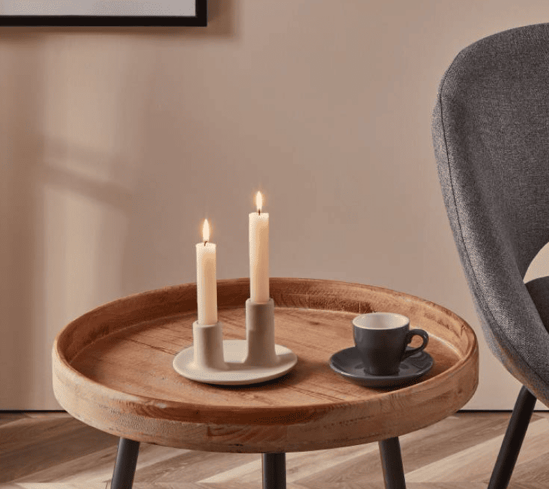 Подсвечник  VALAKISH бежевый 422303_2