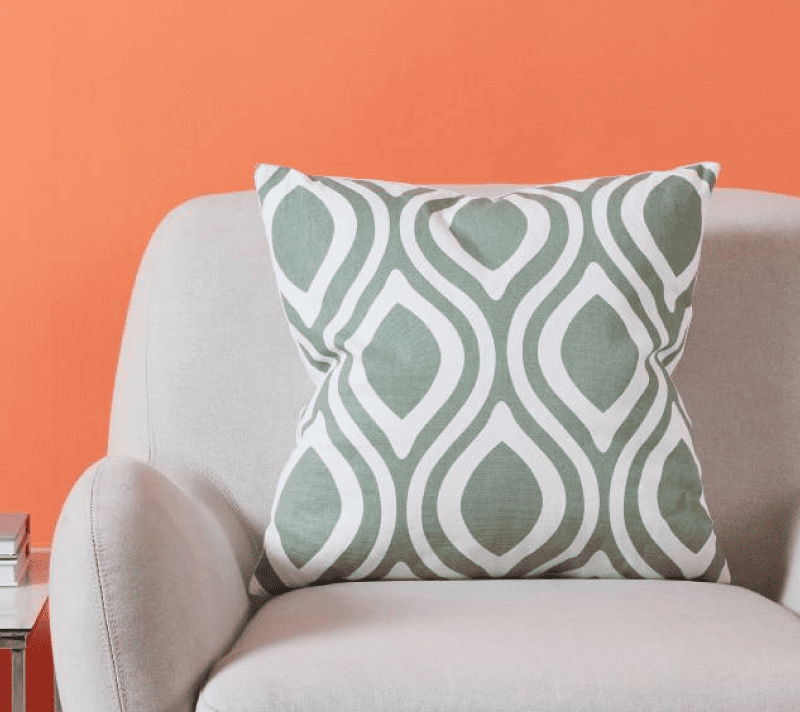 Подушка декоративная CHEVERY зеленый/белый 420294_2