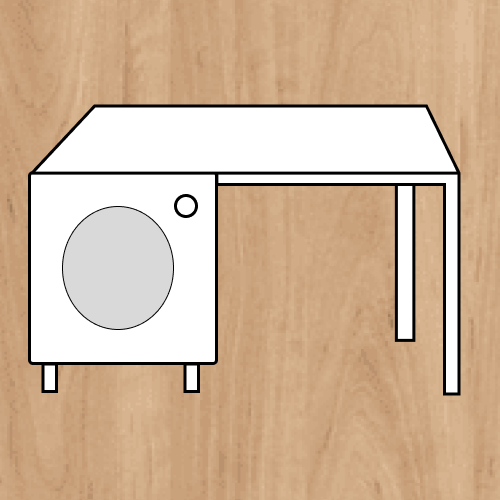 Стол письменный Bubble орех BBL09