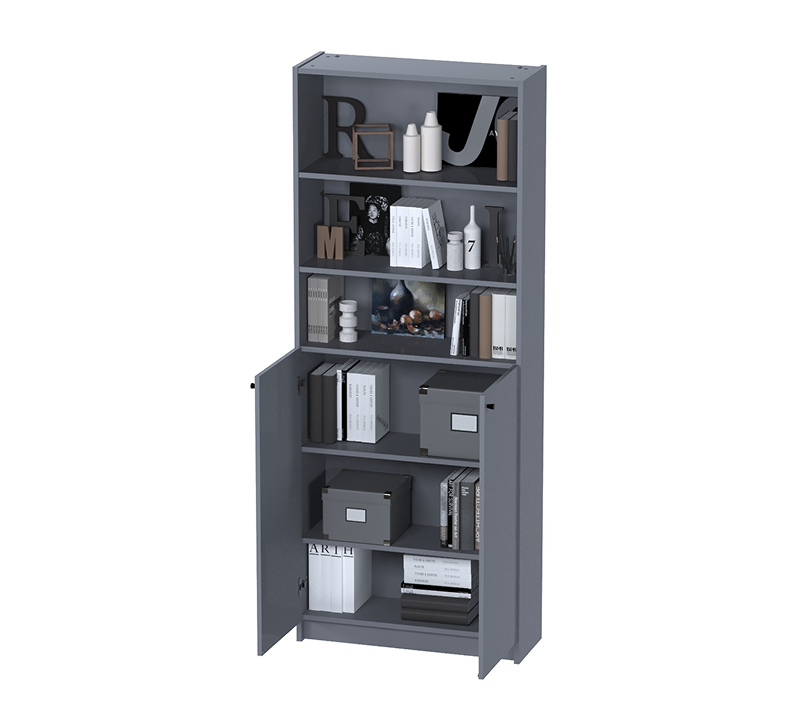 Дверь для стеллажа Варма серый 96_4