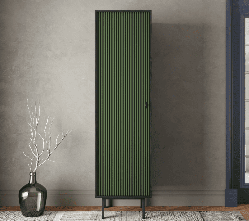 Шкаф Emerson зеленый/черный EM101/green/L_1