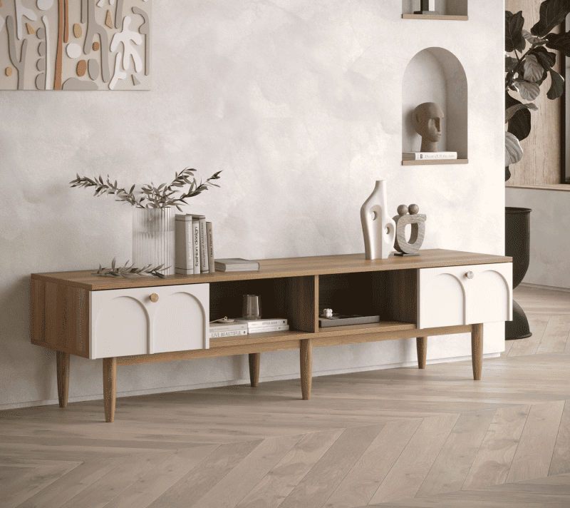 Тумба под телевизор Arka бежевый AR08_2