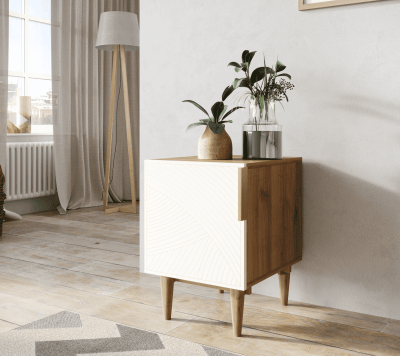 Тумба прикроватная Line бежевый LN08/GR1/beige_3