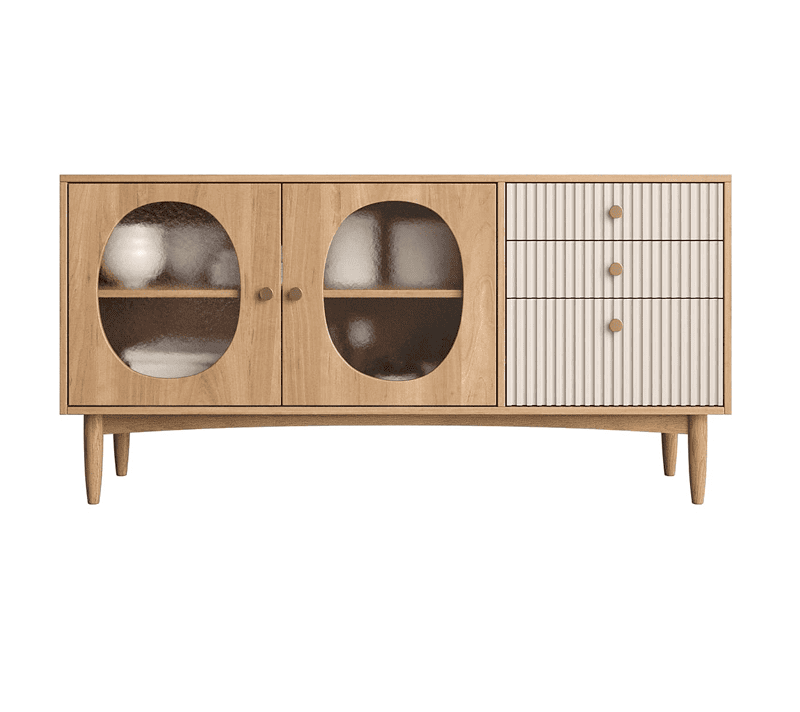 Тумба-витрина Bubble орех BBL05