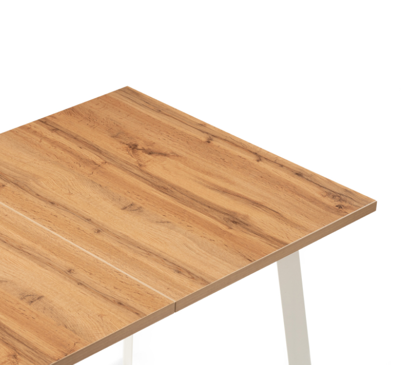 Стол раскладной Колон Лофт дуб вотан/белый матовый_3