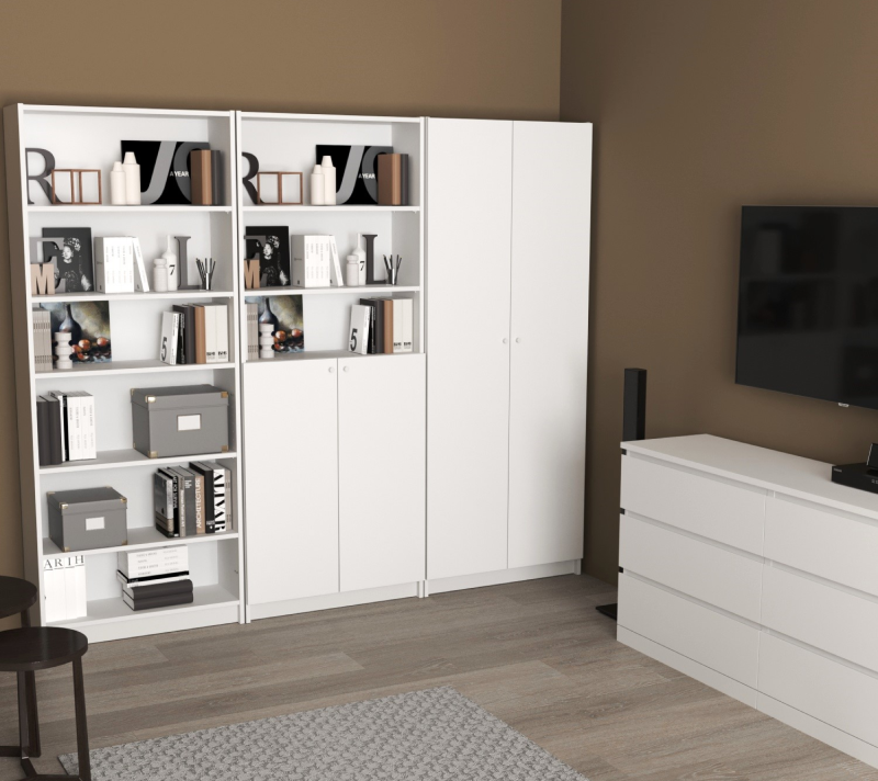 Дверь для стеллажа Varma белый 190_6