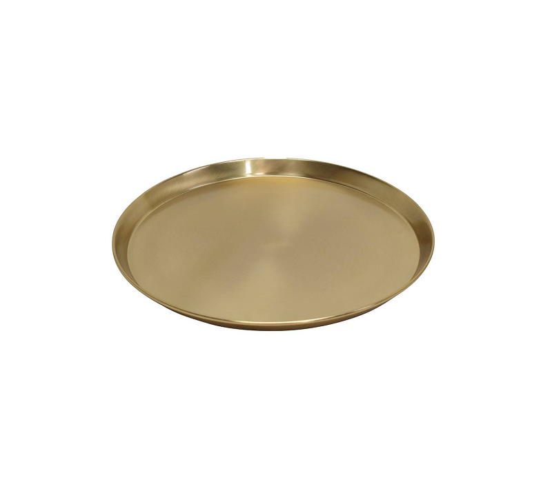 Тарелка декоративная Форлийет золотой 427025