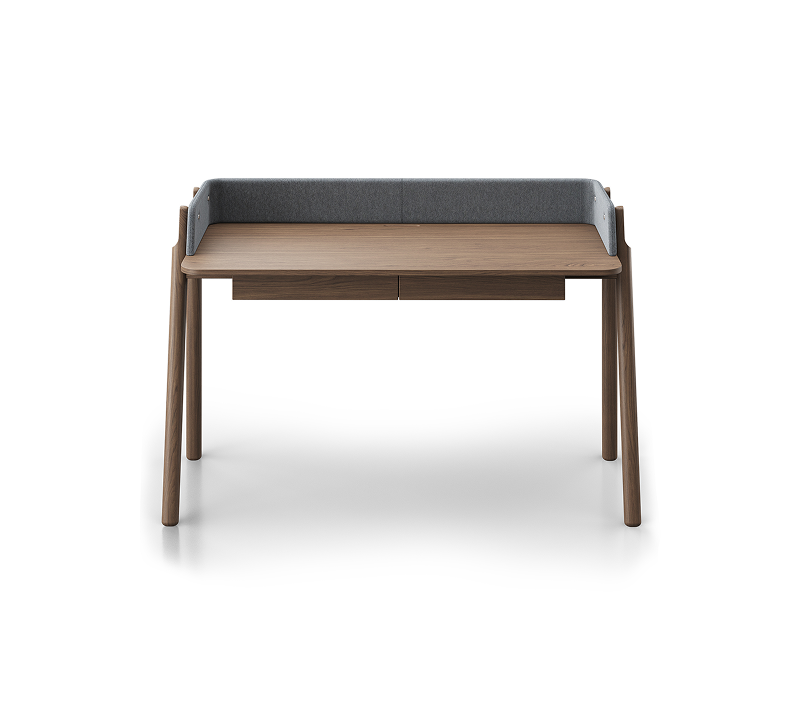 Стол письменный Basic натуральный дуб/серый твид 140x60