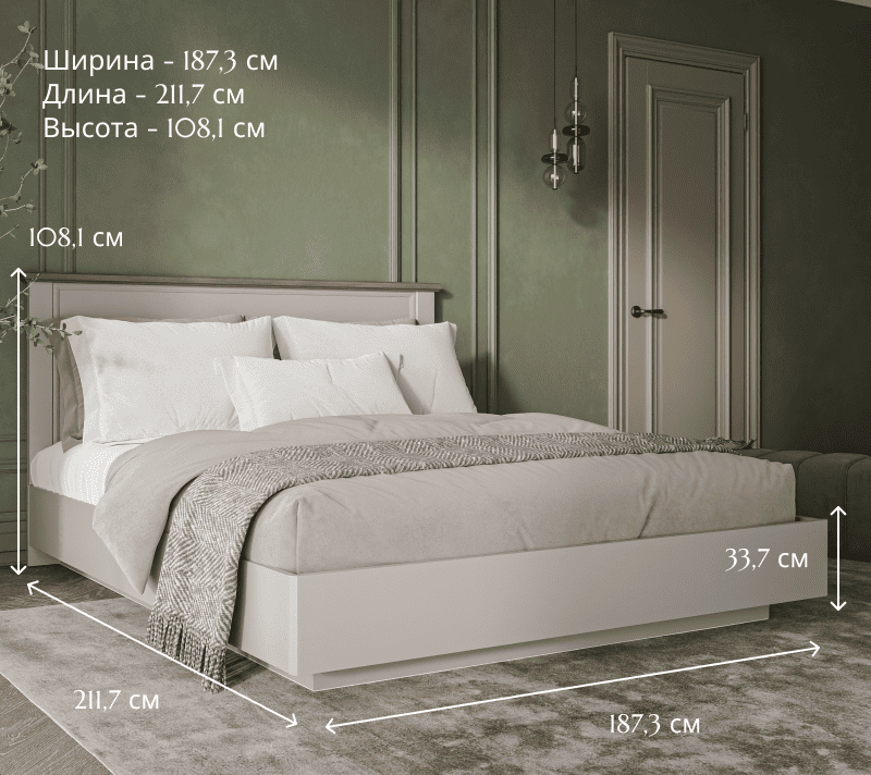 Кровать с подъемным механизмом Toscana New персидский жемчуг/каньон 180_4