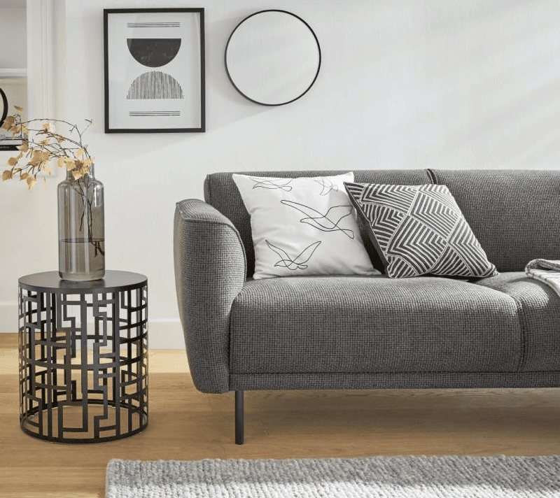 Подушка декоративная Чевери белый/черный 420004_3