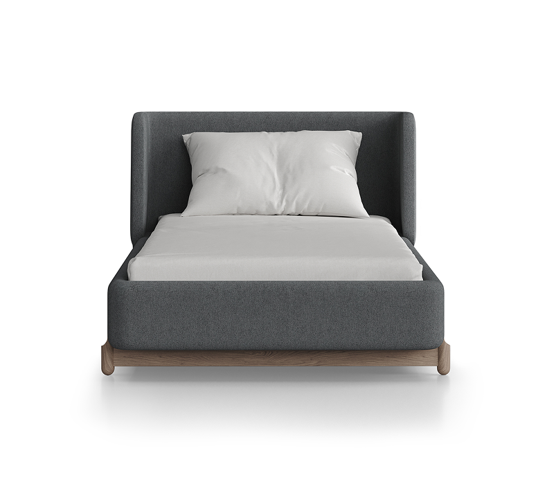 Кровать Basic светло-серый 90x200