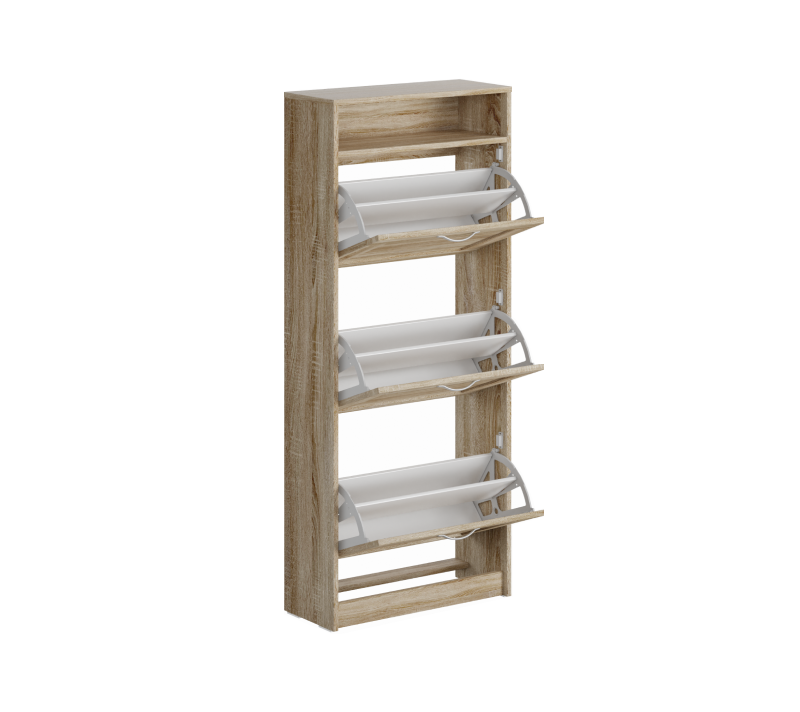 Тумба для обуви с 3 дверцами Сириус сонома_1