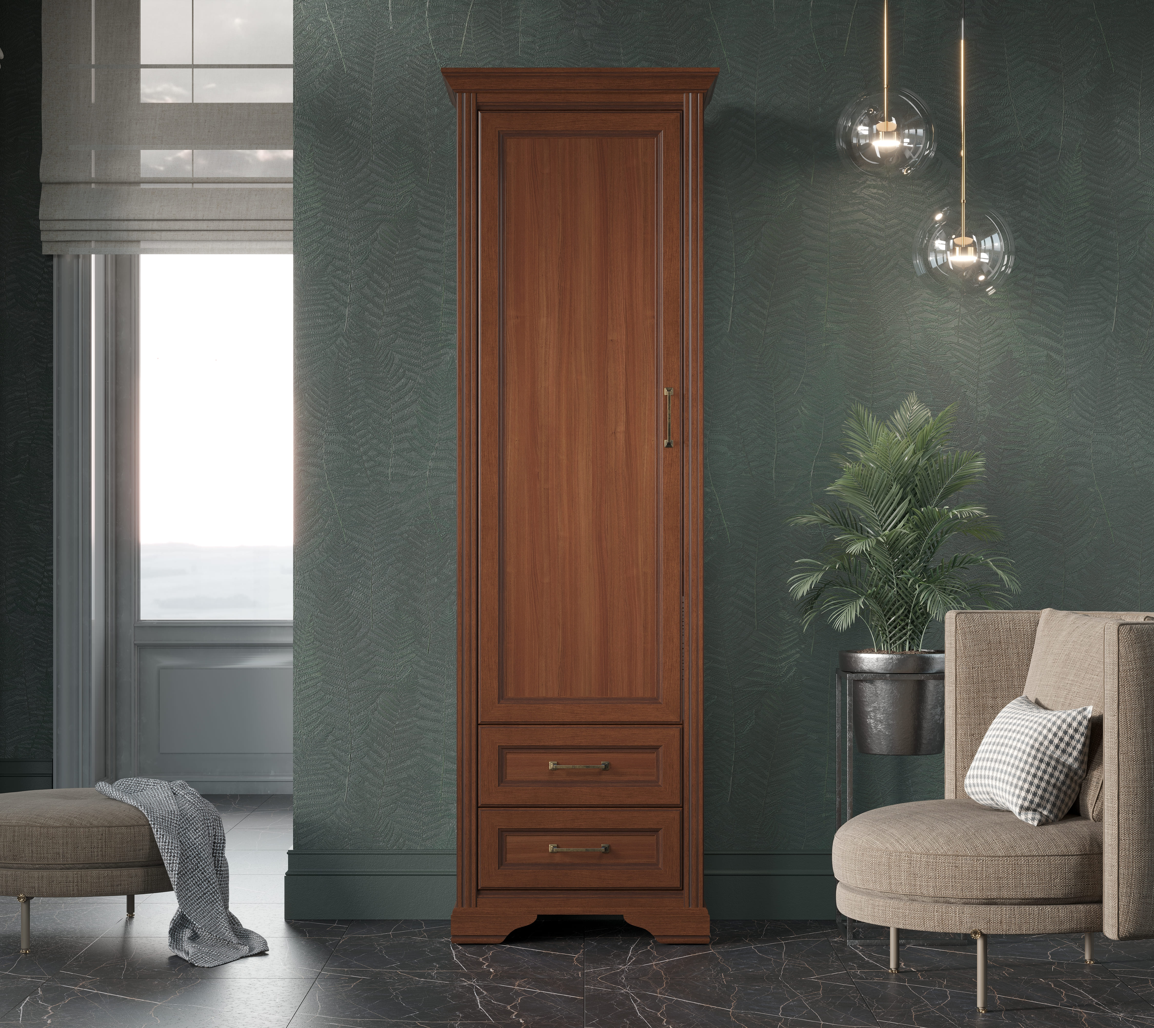 Шкаф Стилиус орех донской REG1D2S_1