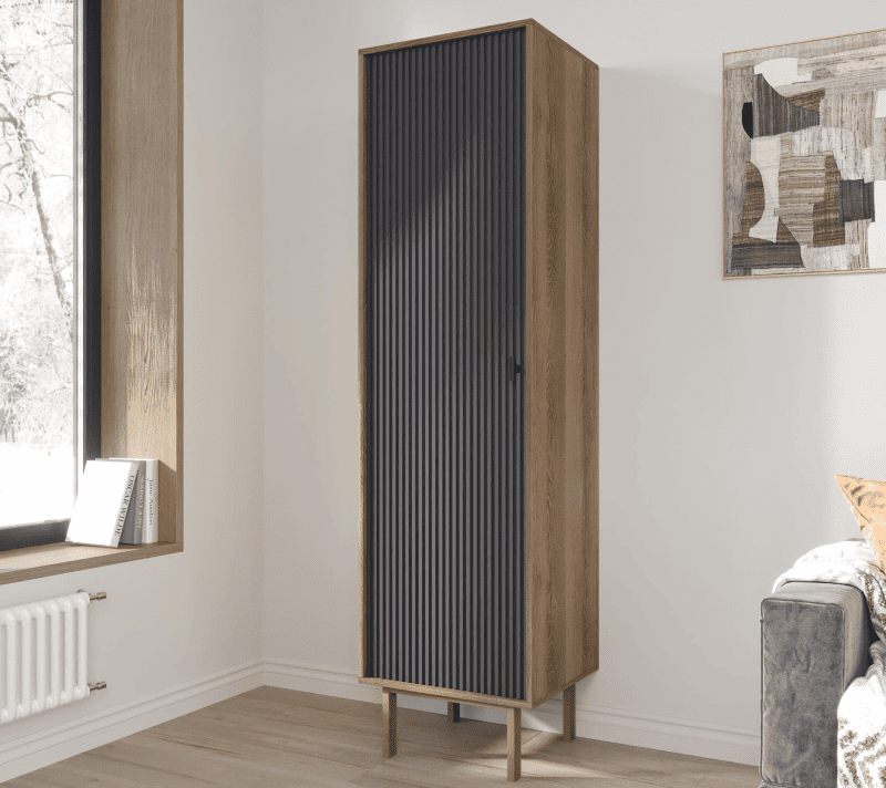 Шкаф Emerson черный/коричневый EM101/7024/L_3