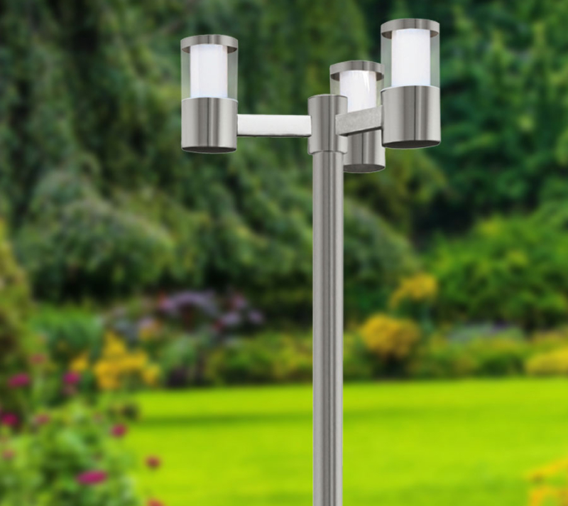 Уличный фонарь светодиодный Басалго 1 серебряный 94281_1