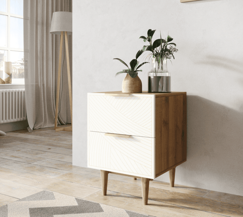 Тумба прикроватная Line бежевый LN07/GR1/beige_3