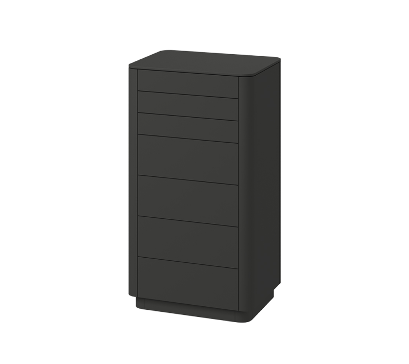 Комод 7 ящиков Tammi черный_1