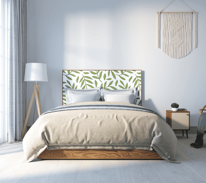 Кровать Berber зеленый/белый/коричневый BB41/Print_28 160x200_1