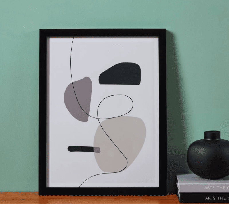 Картина ROBERVAL белый/черный/серый 423084_2