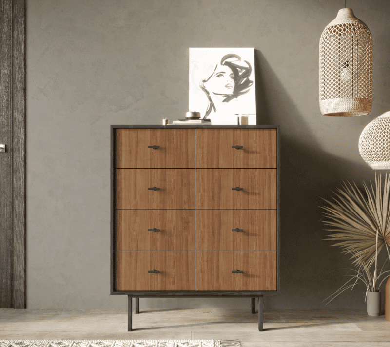 Комод Emerson коричневый/черный EM20_1