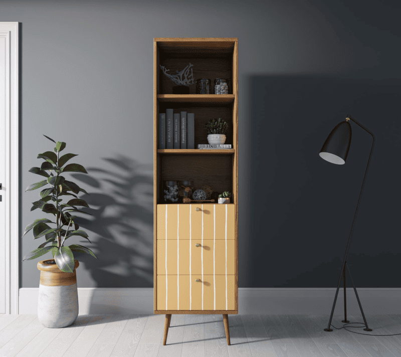 Стеллаж Berber оранжевый/коричневый BB45/Print_43_1