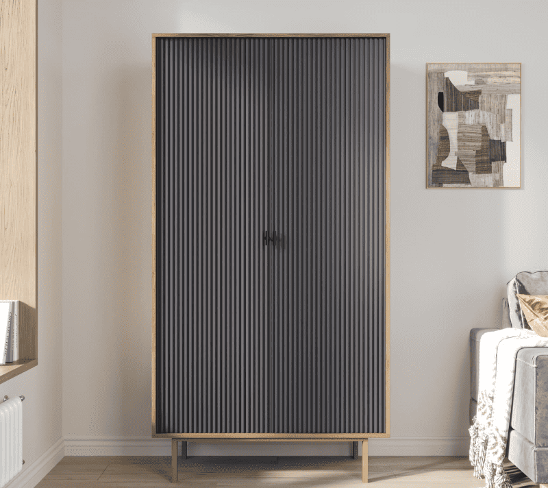 Шкаф Emerson черный/коричневый EM091/7024/L_1