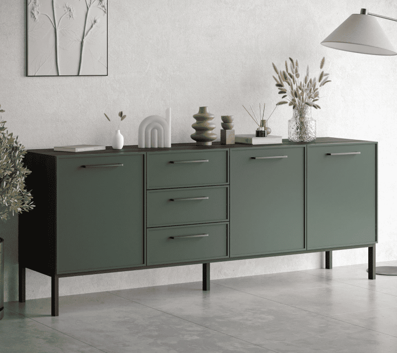 Тумба-комод Nicole зеленый NEM07G_3