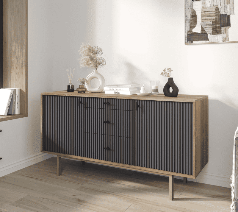 Тумба-комод Эмерсон черный/коричневый EM08/7024/L_3