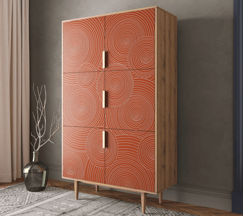 Шкаф Line красный R20/red_3