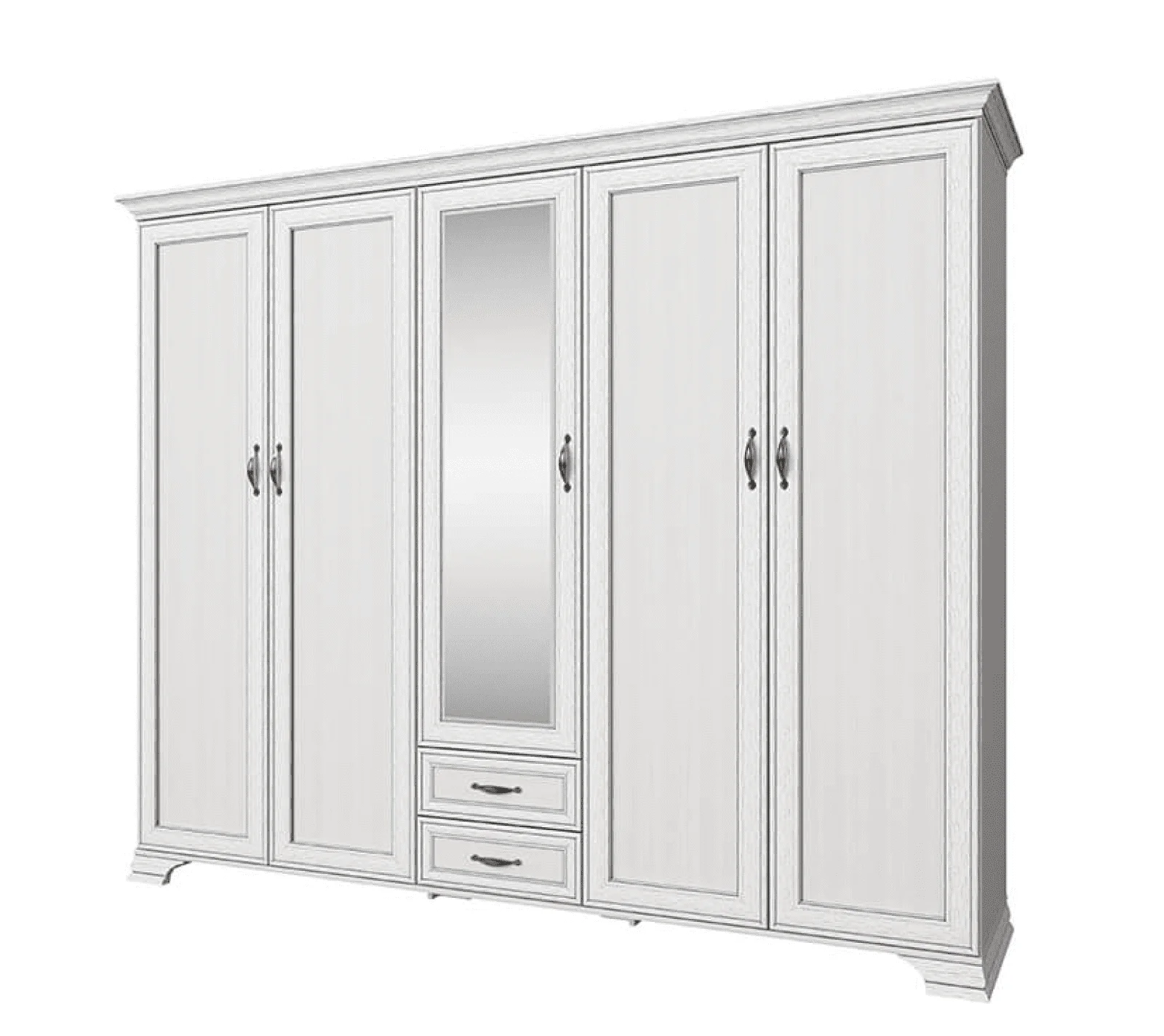 Шкаф с зеркалом Tiffany вудлайн кремовый 5DG2S Z