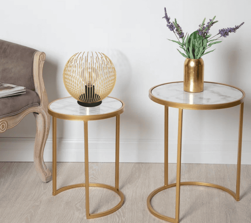 Настольная лампа Венесуэла черный/золотой 900168_1