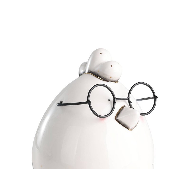 Фигурка Цыпленок Ланджут белый/черный 427918_2