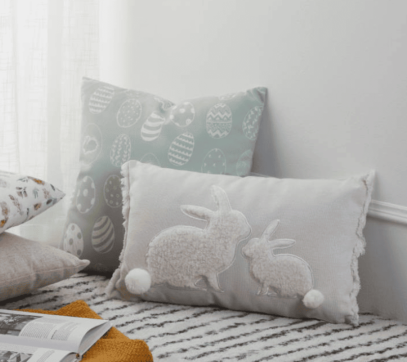 Подушка декоративная Чевери кремовый/белый 420099_2