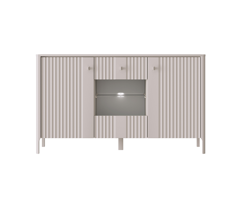 Тумба-витрина с подсветкой Dalia персидский жемчуг KOM1W2D