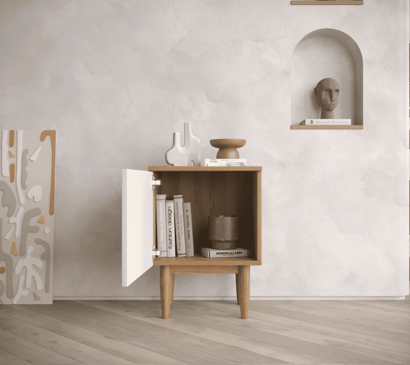 Тумба прикроватная Arka бежевый AR15_2