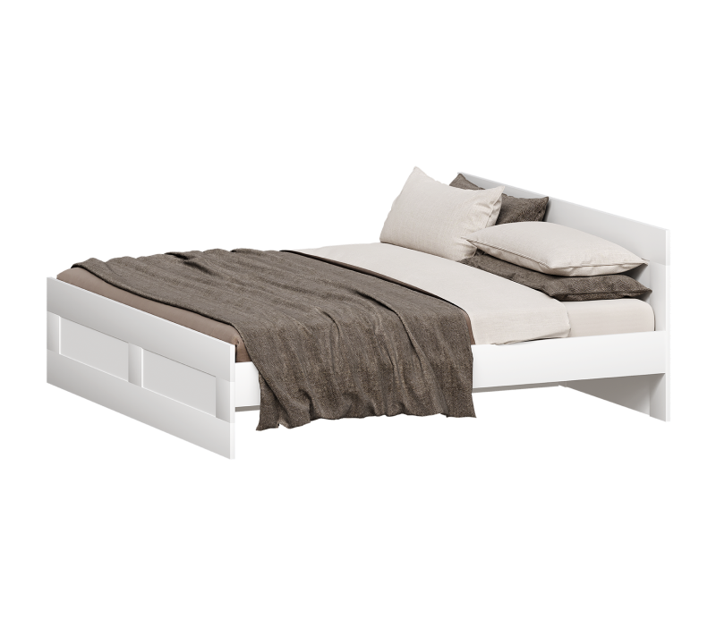 Кровать Сириус белый 200х200