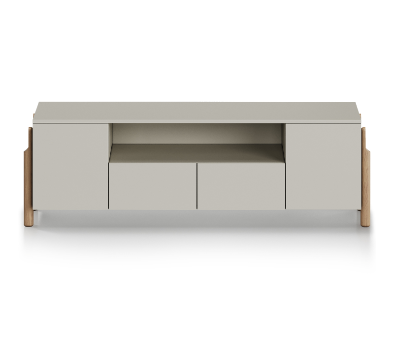 Тумба под телевизор Basic серо-бежевый