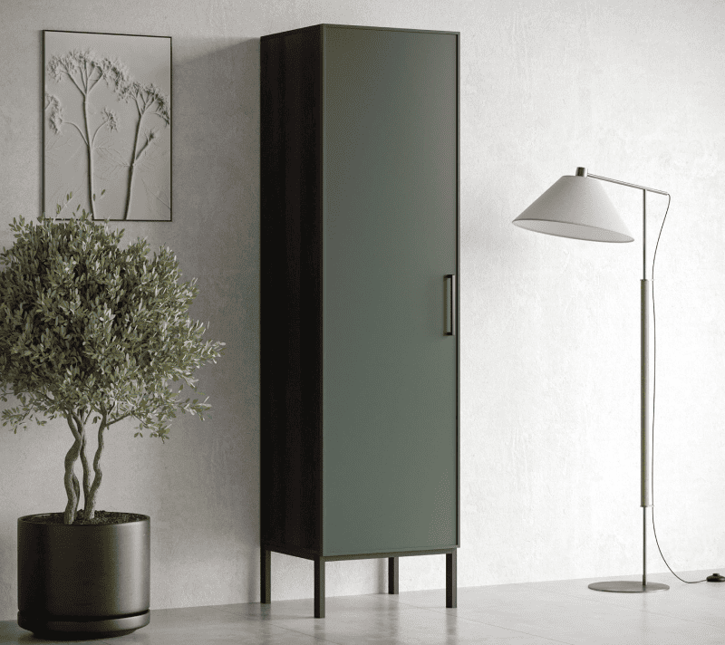 Шкаф Nicole зеленый NEM101G_2
