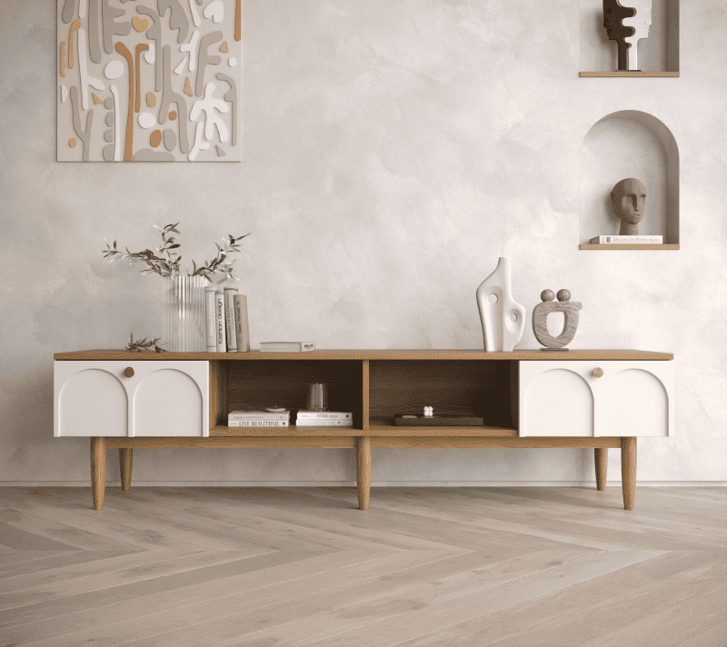 Тумба под телевизор Arka бежевый AR08_1