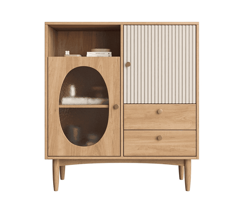 Тумба-витрина Bubble орех BBL06