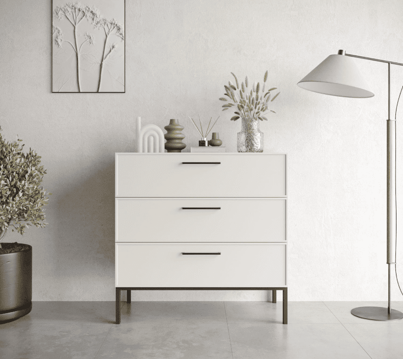 Комод Nicole белый NLN12_1