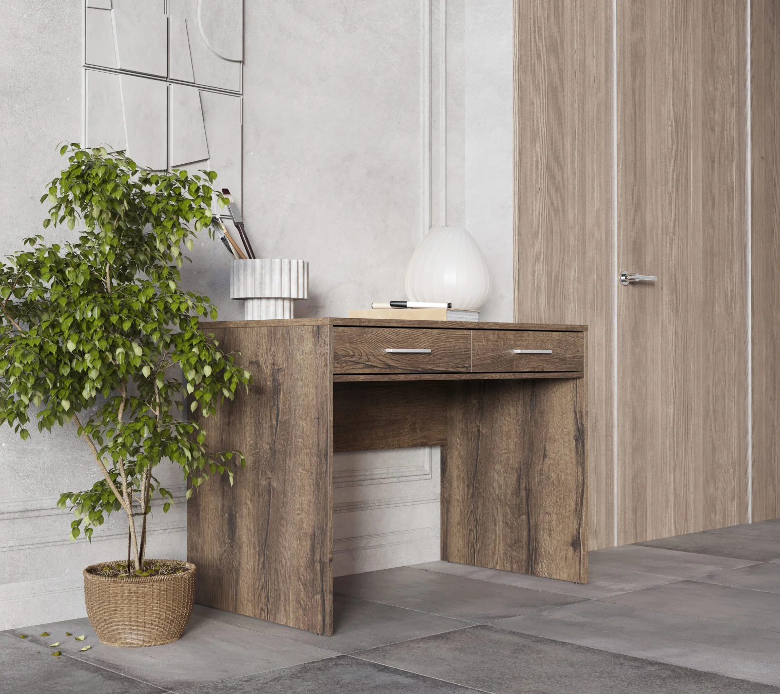 Стол письменный Непо дуб монастырский BIU2S_3