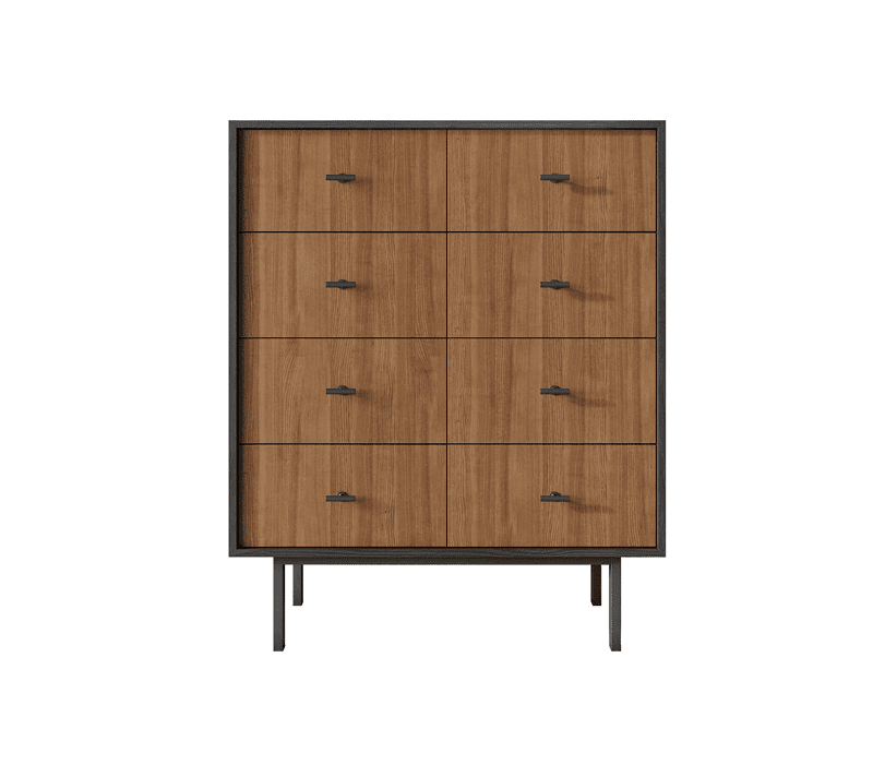 Комод Emerson коричневый/черный EM20