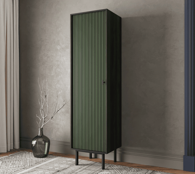 Шкаф Emerson зеленый/черный EM101/green/L_3