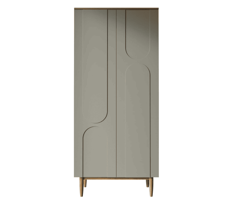 Шкаф Arka серый/бежевый AR12-F2