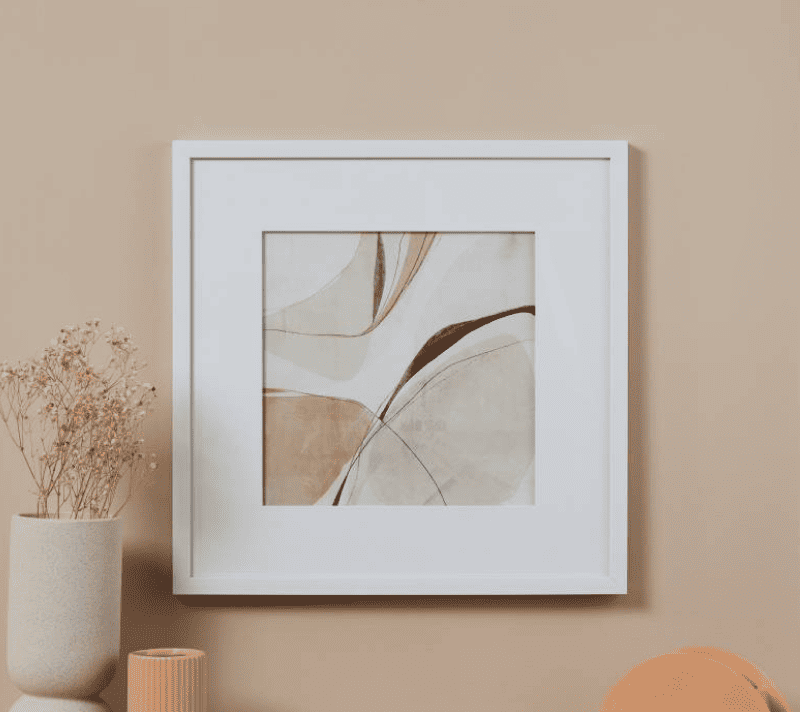 Картина Робервал белый/бежевый 423063_2